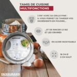 Set di 2 colini da cucina in acciaio inox extra fine - FACKELMANN - Basic - 18 cm - immagine 3