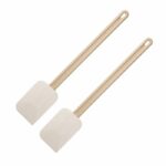 Set di 2 spatole da pasticceria da cucina - FACKELMANN - Manico in resina - 52 cm