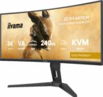 Monitor da gioco curvo - IIYAMA - 34" - 240Hz - Pannello VA - 0,4 ms - Altezza regolabile - G-Master GOLD PHOENIX - immagine 2