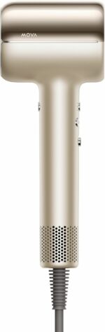 Asciugacapelli - MOVA - SHINE 10 - Silenzioso - 1600 W - Oro - immagine 6