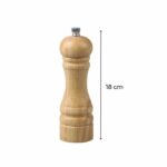 Set di 2 macinapepe manuali - FACKELMANN - FM Professional Miscellaneous - Colore legno - 18 cm - immagine 3