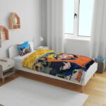 Set biancheria da letto - NARUTO - Konoha - Microfibra - 1 copripiumino 140 x 200 cm + 1 federa 63 x 63 cm - immagine 2