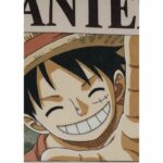 Cuscino bifacciale - Quadrato - ONE PIECE - Monkey D. Luffy Wanted - Microfibra - 40 x 40 cm - immagine 3