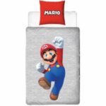 Completo letto reversibile - MARIO BROS - Mario e Luigi - Microfibra - 1 copripiumino 140 x 200 cm + 1 federa 63 x 63 cm - immagine 6