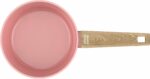 Set di 3 pentole - Adatto a tutti i piani cottura, inclusa l'induzione - ARTHUR MARTIN - AM0702 - Rivestimento in ceramica - Ø 16-18-20 cm - Rosa - immagine 4