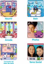 Tamagotchi PIX - BANDAI - Rosa Floreale - Animale Elettronico Virtuale - Schermo a Colori - Pulsanti Touch - Giochi e Fotocamera - immagine 4