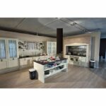 Pattumiera da cucina a pedale KIS 50L CHIC Menu a motivi neri - immagine 3
