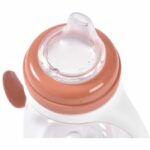 Bottiglia da allenamento 2 in 1 - BEABA - 210 ml - Terracotta - immagine 3