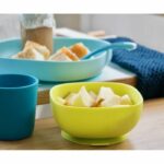 BEABA Servizio da tavola in silicone 4 pezzi - blu - immagine 2