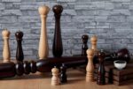 Macinapepe - BISETTI - ROMA - 13 cm - Noce - immagine 2