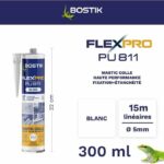Sigillante/adesivo - BOSTIK - Flexpro PU811 - Tutti i materiali - Interno/esterno - Bianco - 300 ml - immagine 2