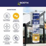 Sigillante/adesivo - BOSTIK - Flexpro PU811 - Tutti i materiali - Interno/esterno - Bianco - 300 ml - immagine 4
