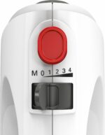 Sbattitore elettrico a immersione - BOSCH - MFQ2600G ErgoMixx - 375 W - 4 velocità + turbo - Bianco / Grigio - immagine 4