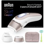 Epilatore a luce pulsata - BRAUN - IPL PL7253 - 240 V - 400.000 Flash - Oro rosa / Bianco
