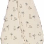 Mini piumone - CANDIDE - 55 cm - 0/3 mesi - Bianco con stampa tigre