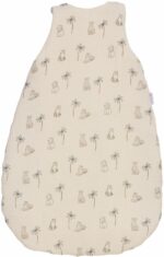 Coperta neonato CANDIDE - 70 cm - 3/9 mesi - Bianca con stampa tigre - immagine 2