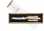 Coltello da cucina - FORGIATO - KATAI - Acciaio VG10 - Manico in radica - L 12,5 cm - immagine 2