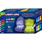 Creativo - CRAYOLA - Personaggi luminosi colorabili - Personalizza la tua luce notturna con i pennarelli! bambini di 4 anni