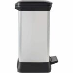 Pattumiera a pedale CURVER Duo Déco 10 + 18 L - 39x29x50,5 cm