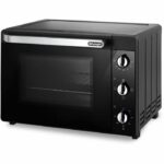 Forno mini - Ventilato - DELONGHI - EO 40112.BK - Nero - Porta a doppio vetro - 40 L - 51,5 x 44 x 36 cm - 2000 W