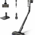 DREAME V20 Pro - Aspirapolvere a batteria - Pulizia bordi da 0 mm - Pavimenti duri, tappeti e peli di animali - Potenza di aspirazione 210 AW