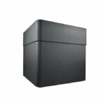 Fioriera quadrata 40 cm - EDA - CAREL - 26 L - Con ruote - Esterno o interno - 39 x 39 x H.39 cm - Grigio antracite