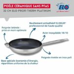 Set di 3 padelle per induzione - ELO - Professional - Acciaio inox 18/10 ELODUR - Ø 24-28 e 32 cm - immagine 3