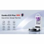 Robot aspirapolvere - EUREKA - E20 Plus - 8000 Pa - 65 dB(A) in modalità silenziosa - Bianco - immagine 3