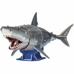 Puzzle 3D - Grande squalo bianco - Gioco di costruzioni - EXPLORA - 72 pezzi - Da 8 anni in su - immagine 3