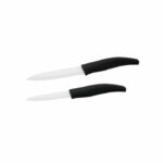 Set di 2 coltelli - NIROSTA - Lame in ceramica lunghe 12,5 e 18 cm