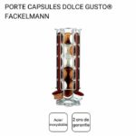 Set da caffè con porta capsule Dolce Gusto e montalatte - FACKELMANN - immagine 4