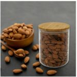 Set di 4 contenitori in vetro per alimenti - FACKELMANN - Naturale - Coperchio in bambù - immagine 6