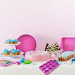 Set di 4 stampi - FACKELMANN - Tasty Pâtisserie - da 23 a 38 cm - Fucsia - immagine 2