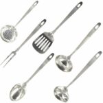Set di utensili da cucina 6 pezzi - FACKELMANN - Oxford - Acciaio inossidabile