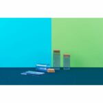 Set di 3 contenitori in vetro con coperchio - FACKELMANN - Tasty Green - 280, 330 e 450 ml - immagine 2