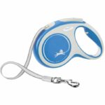 Guinzaglio in fettuccia - KERBL - Flexi NewConfort - Taglia M - 5 m - Max. 25 kg - Blu