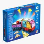 Tessere magnetiche - GEOMAG - Tessere Gemme Veicoli - 24 pezzi - Effetto cristallo - Dai 3 anni