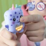 Nano-mals Bubbly il Narvalo, compagno elettronico, oltre 70 reazioni, per bambini dai 5 anni in su - immagine 4