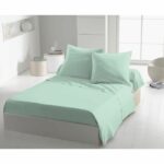 Lenzuolo piano - HOME LINGE PASSION - HP72095 - Microfibra 82 g - 240 x 300 cm - Verde acqua