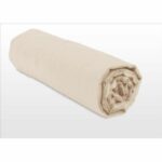 Lenzuolo con angoli - HOME LINGE PASSION - HP72115 - Microfibra 82 g - 140 x 190 cm - Tasca profonda 30 cm - Beige avorio - immagine 2
