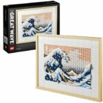 Lego Art 31208 Hokusai - The Great Wave, giapponese decorazione da pareti, piacere creativo, adulti