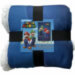 Coperta Sherpa - MARIO BROS - Mario & Luigi - 100 x 150 cm - immagine 2