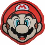 Cuscino 3D - MARIO BROS - Mario Face - Microfibra - 40 cm