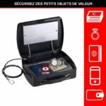 MASTER LOCK Custodia di sicurezza portatile da viaggio con cavo - Combinazione elettronica + chiave - immagine 3