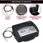 MASTER LOCK Custodia di sicurezza portatile da viaggio con cavo - Combinazione elettronica + chiave - immagine 4