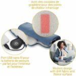 Coperta riscaldante wireless da esterno - MEDISANA - OL 850 - 10 W - Blu - immagine 4