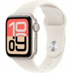 Apple Watch SE 3 GPS - 40 mm - Cassa in alluminio Starlight - Cinturino Sport Starlight - M/L