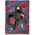 Plaid - NARUTO - Itachi Uchiha - 100 x 140 cm - immagine 3