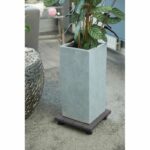 Tavolo Roller NATURE per piante - Legno composito - H7 x 30 x 30 cm - immagine 3