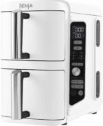 Friggitrice ad aria NINJA - Doppia pila XL SL400EUWH - Capacità 9,5 l - 6 programmi di cottura - Bianco - 2470 W - immagine 2